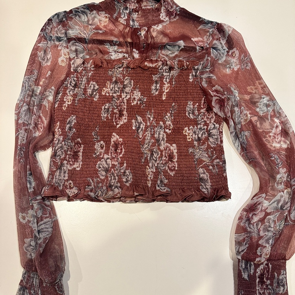 En Saison Floral Top